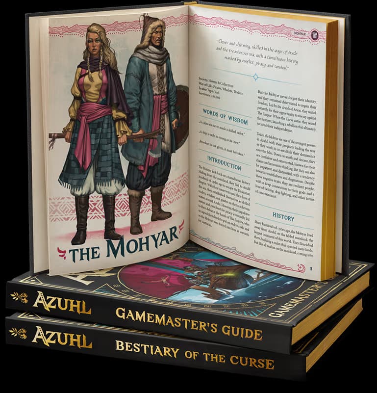 The three Azuhl campaign books